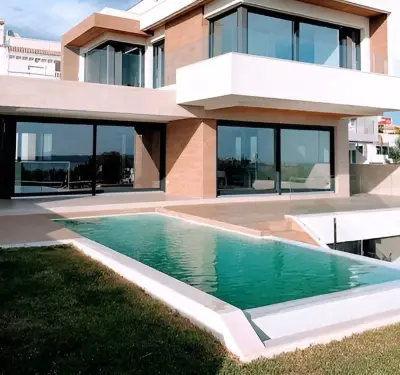 Modern villa with a swimming pool